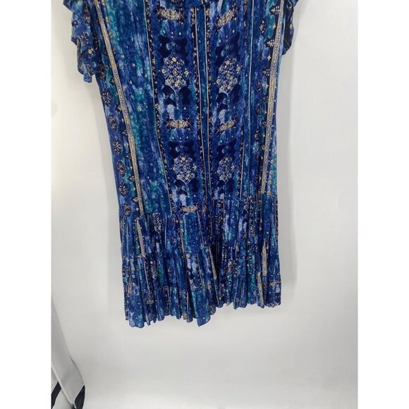 Magic of the Moon Cabo San Lucas Beach SMALL Summer Dress WAIST DROP - Picture 2 of 5